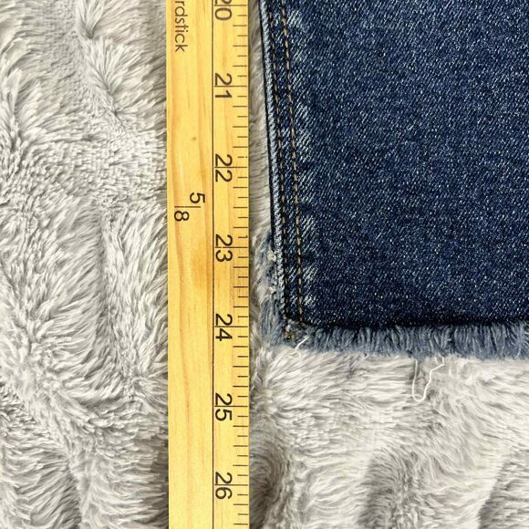 Old Navy Rockstar Jeans Women 10 Blue High Rise Super Skinny Distressed Denim - Picture 7 of 8